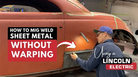 mig welding sheet metal video|welding sheet metal without warping.